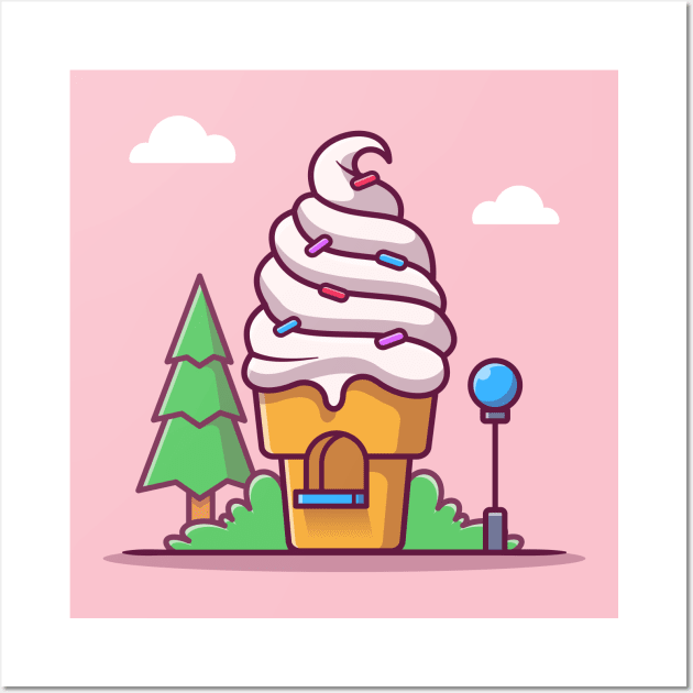 Ice Cream Shop Wall Art by Catalyst Labs